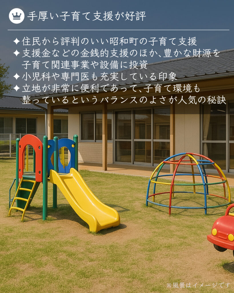 子育て支援　保育園　こども園　幼稚園　昭和町　園庭
