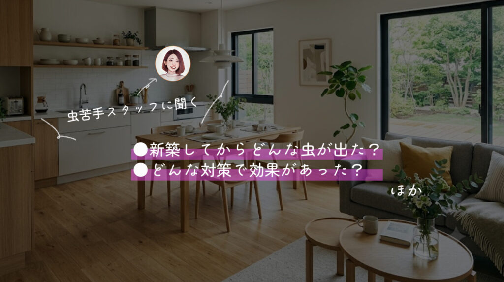 虫苦手　新築